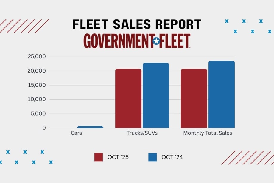 October Government Vehicle Sales Down from 2024