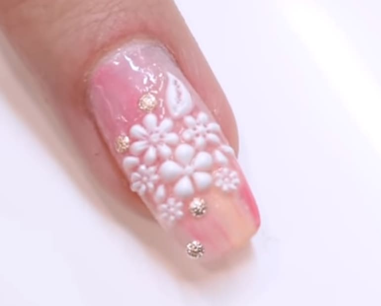 3-D Gel Nail Art With Nail Art Molds for Dual Forms