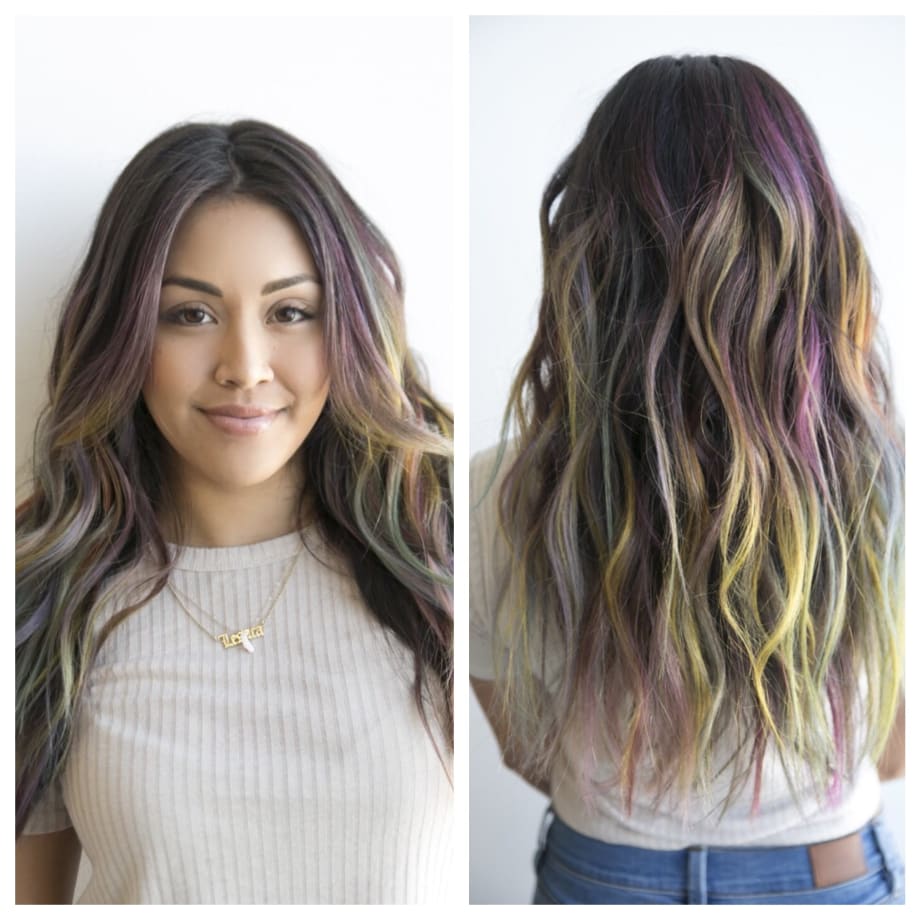 The "Oil Slick" Haircolor Trend with Pravana Vivids