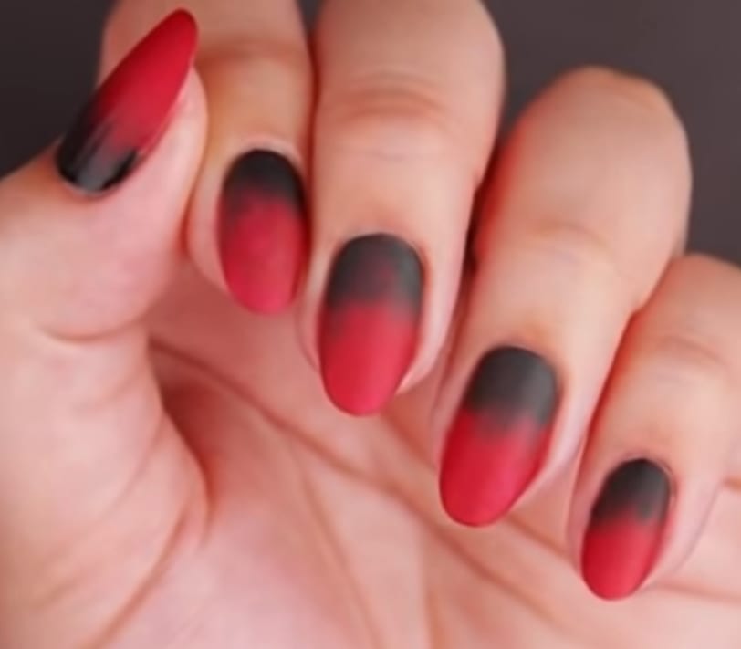 Halloween Ombre Nail Art From OPI