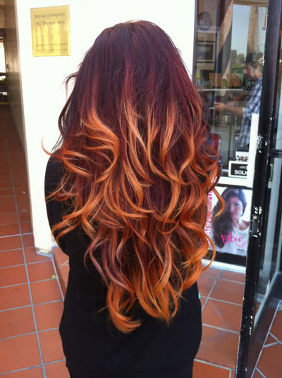 Flaming Red Ombre: The How To