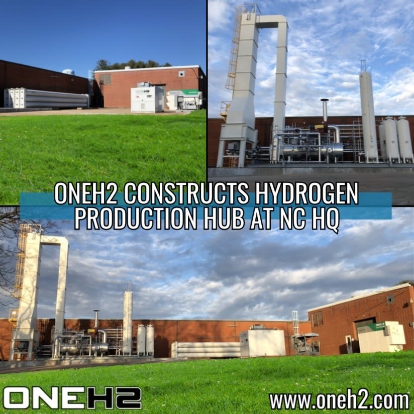 OneH2 Completes First Stage of Hydrogen Fuel Plant for East Coast