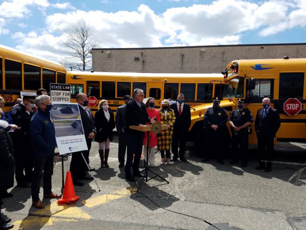 New York Associations Kick Off School Bus Stop-Arm Camera Program During Operation Safe Stop