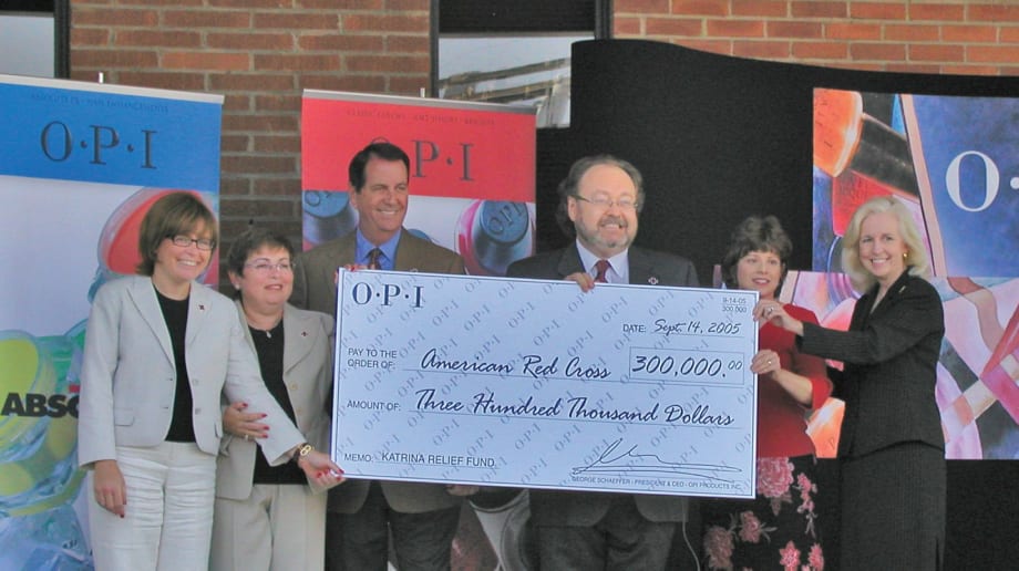 OPI Lends a Helping Hand to Hurricane Katrina Survivors