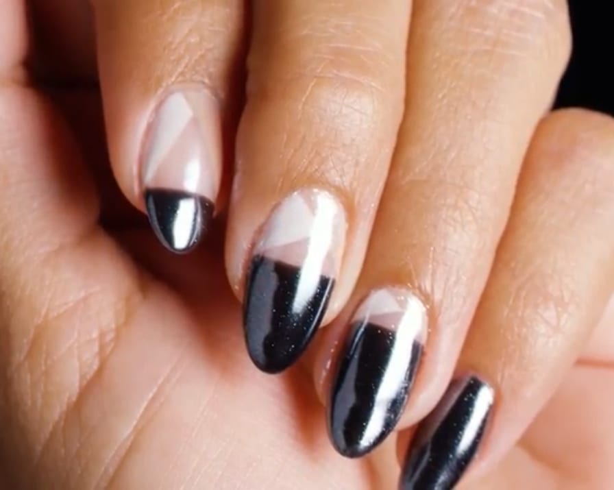 OPI Chrome Foiled Again Nail Art
