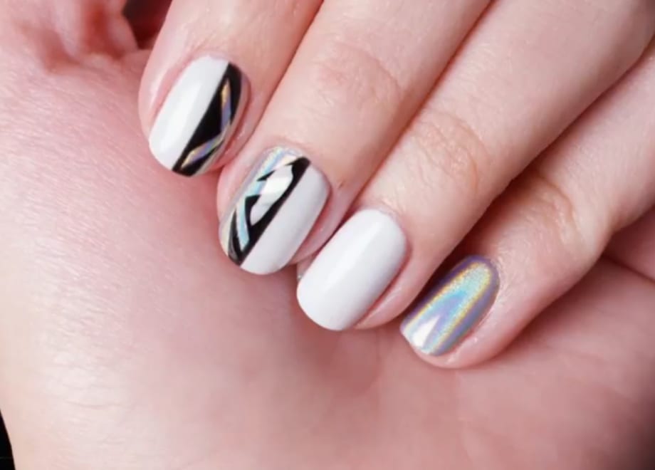 OPI Chrome-Magnum Nail Art