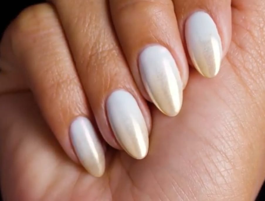 OPI Gold Chrome Ombre Nails