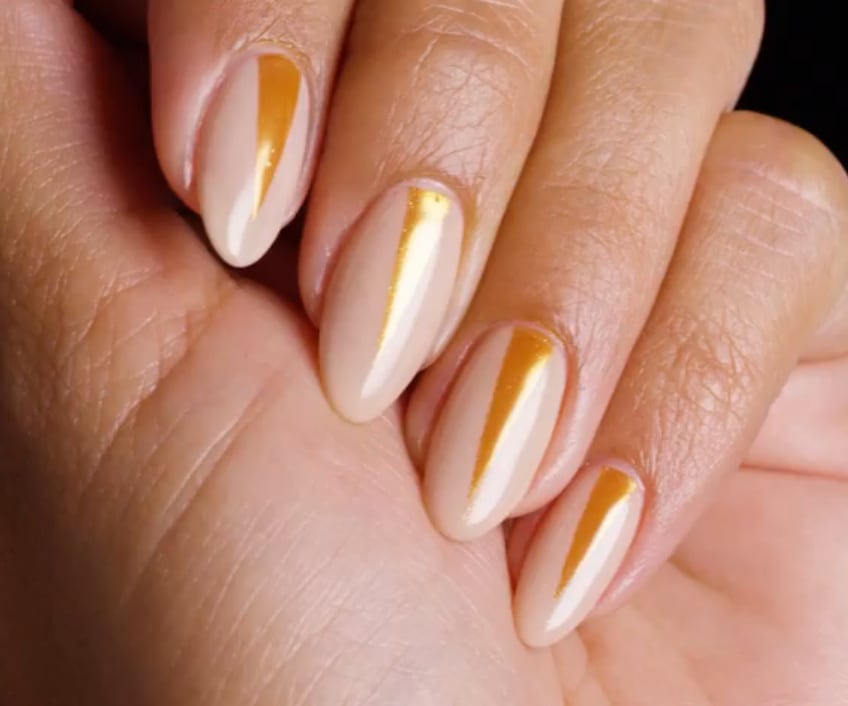 OPI Chrome Dagger Moon Nails