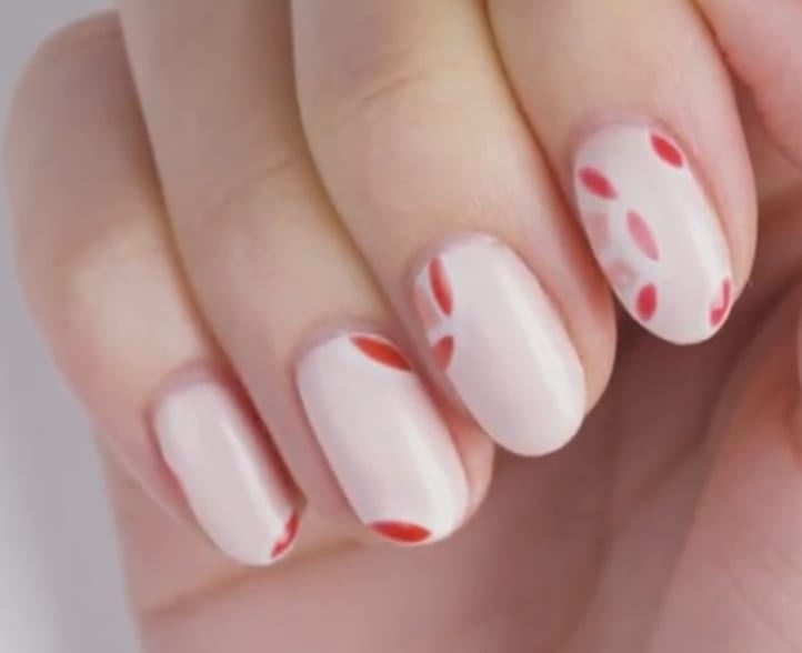 OPI Lisbon Rossio Square Flare Nail Art Tutorial