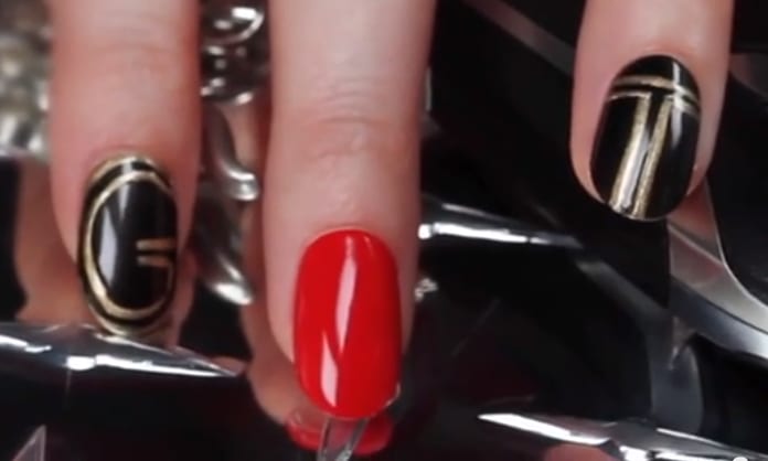 GT Nail Art with OPI x Mustang