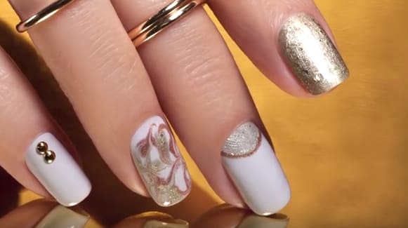 Marble Nails Using OPI GelColor