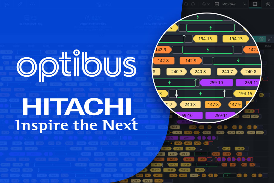 Optibus, Hitachi Europe Partner to Decarbonize Bus Fleets