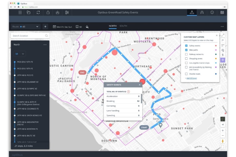 Optibus, GreenRoad Partner on Safety-Driven Planning System