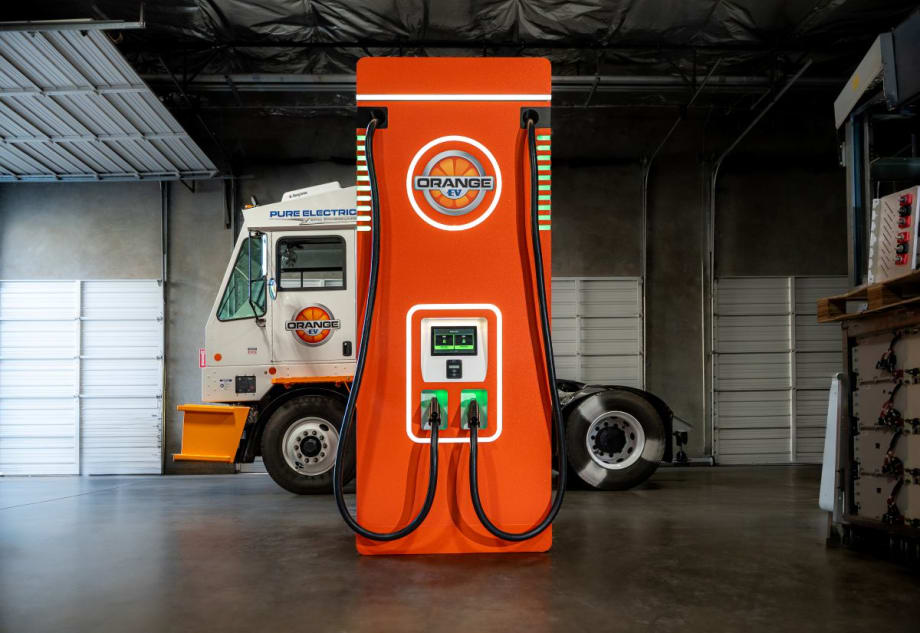 Orange EV, Optigrid Unveil Orange Juicer DC Fast Charger