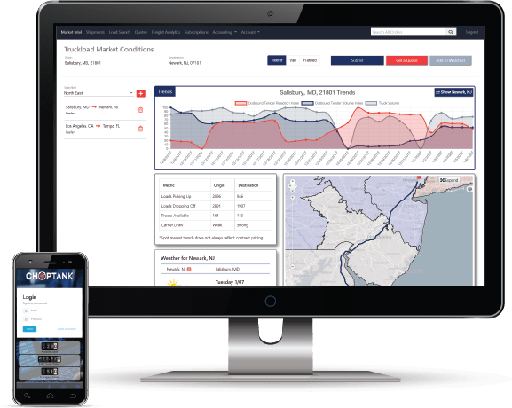 Choptank Transport Unveils Customer-Interfacing Freight Management Platform