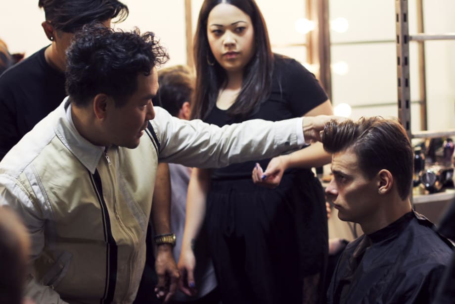 NYFW How-To: Kien Hoang for Oribe at David Hart
