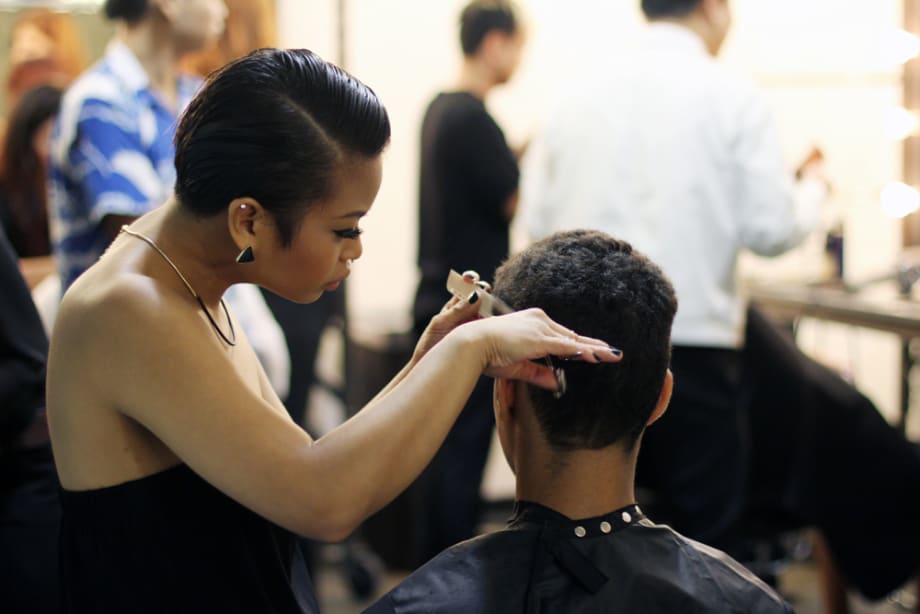 NYFW How-To: Kien Hoang for Oribe at David Hart