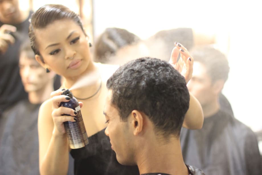 NYFW How-To: Kien Hoang for Oribe at David Hart
