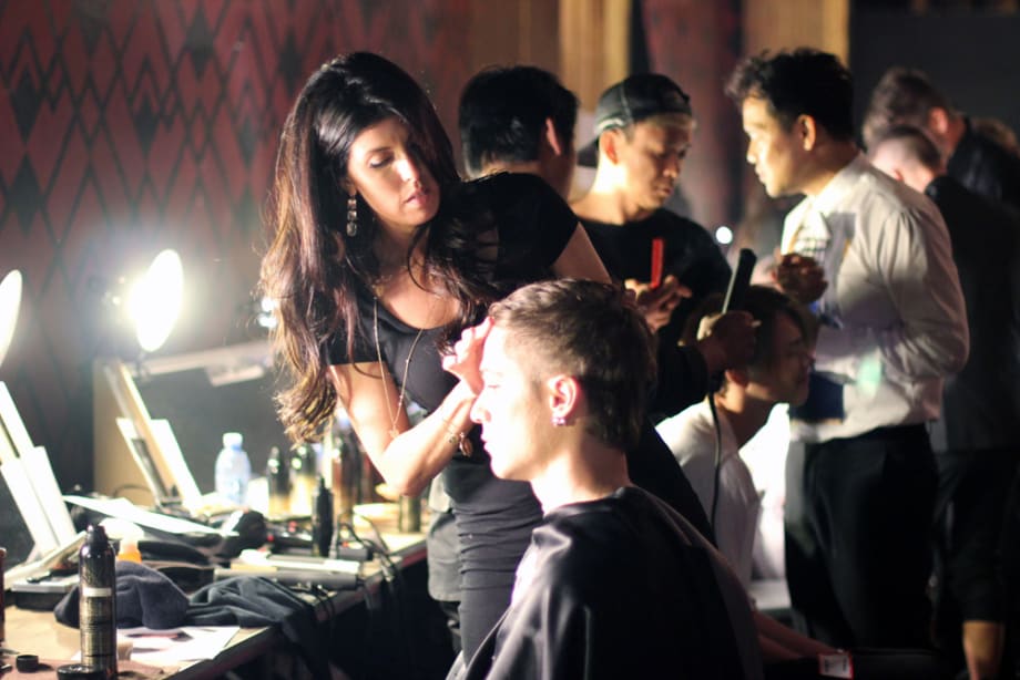 NYFW How-To: Kien Hoang for Oribe at D.TT.K