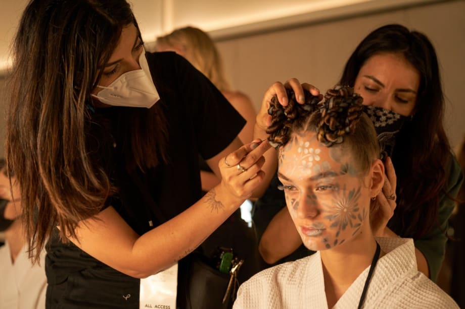 Oribe NYFW How To's: Thom Browne Spring/Summer '22