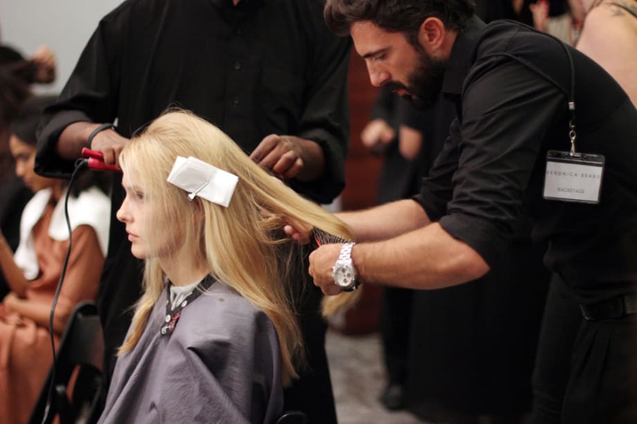 NYFW How-To: '60s Look by Rutger for Oribe at Veronica Beard