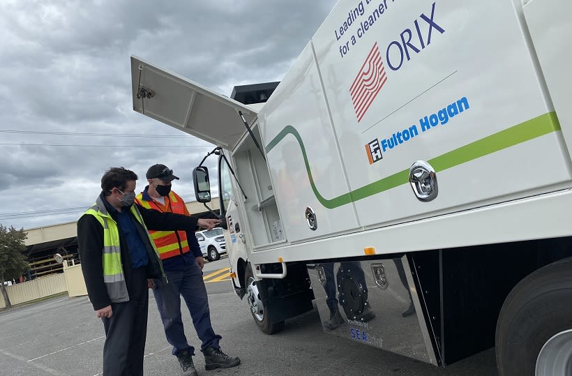 ORIX & SEA Electric Launch EV Truck for Australian Construction Group