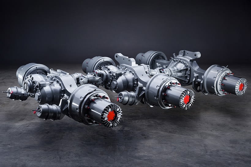 Meritor Offers 5-Planet Wheel Ends on P600 Axles