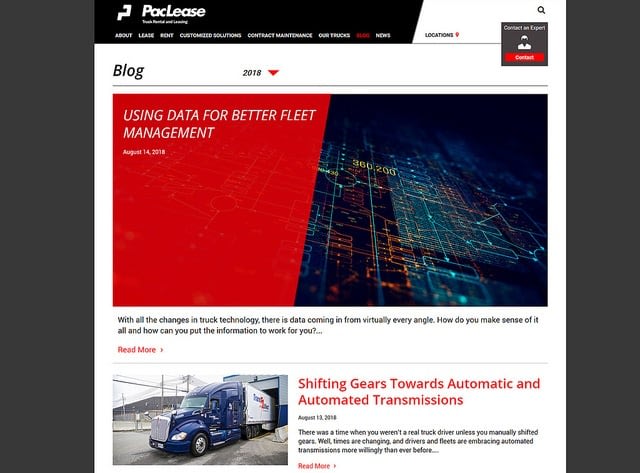 PacLease Launches New Blog for Customers