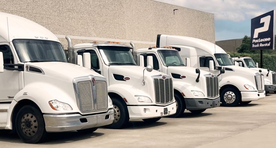 PacLease trucks.