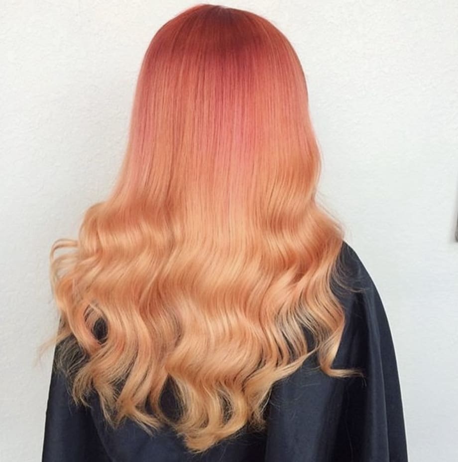 Peach Fuzz Fantasy: PRAVANA Artists Create the Pantone Color of the Year