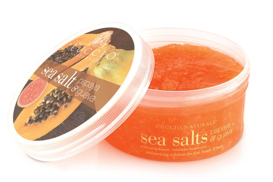 Cuccio Naturale Sea Salt Moisturizing Exfoliant for a Smooth Finish