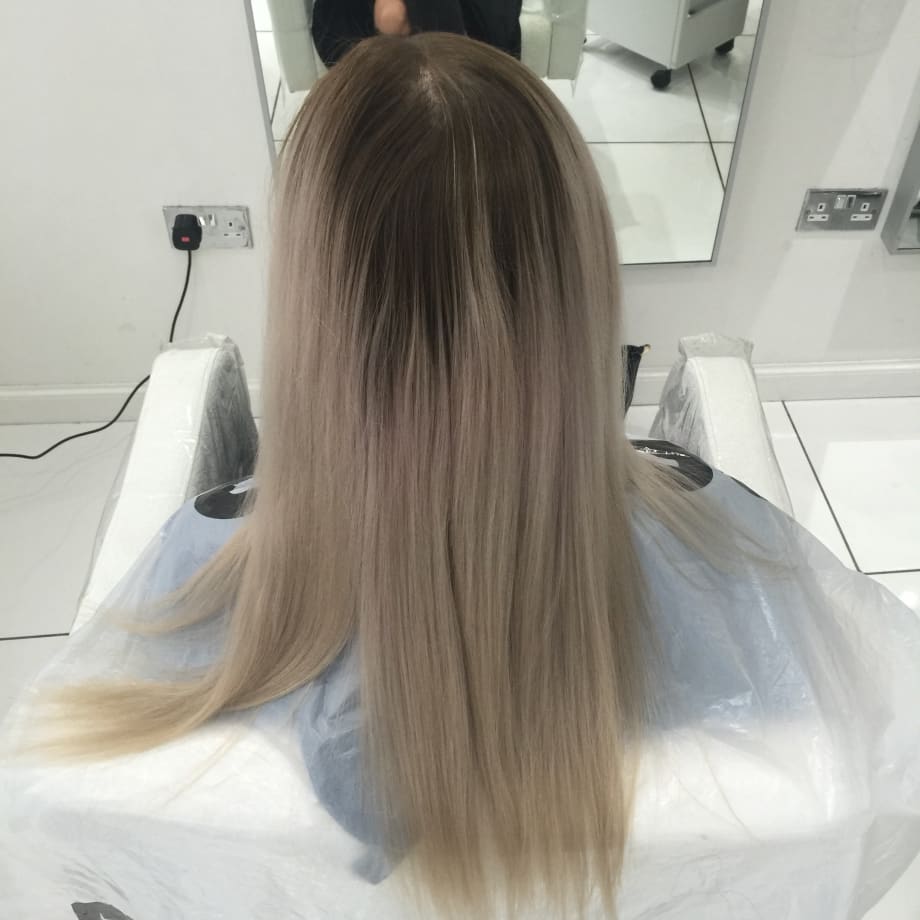 Makeover: Grown Out Blonde To Hot Pink