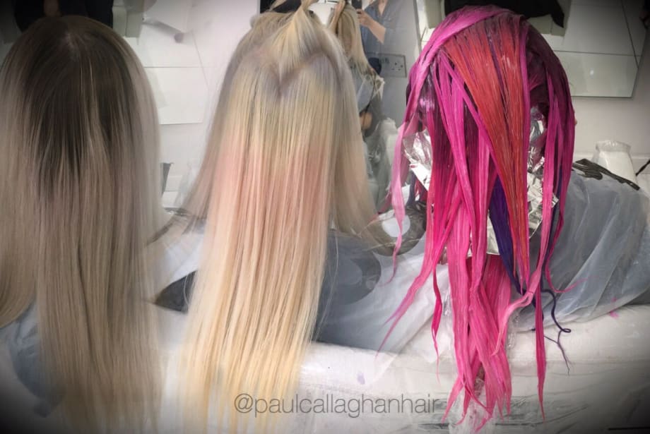 Makeover: Grown Out Blonde To Hot Pink