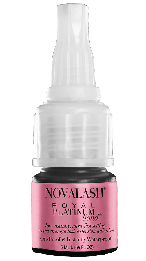Dry Lash Extensions Faster with NovaLash's Royal Platinum Bond 
