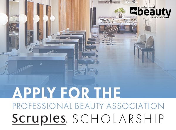 Apply for the 2017 PBA Scruples Scholarship for New Salon Owners