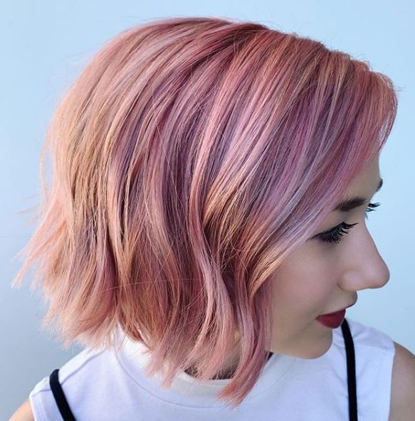 Color How-To: Just Peachy with Goldwell Pure Pigments