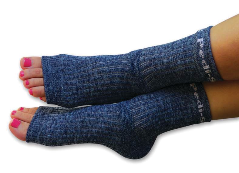 Blue Jean Denim Pedi-Sox