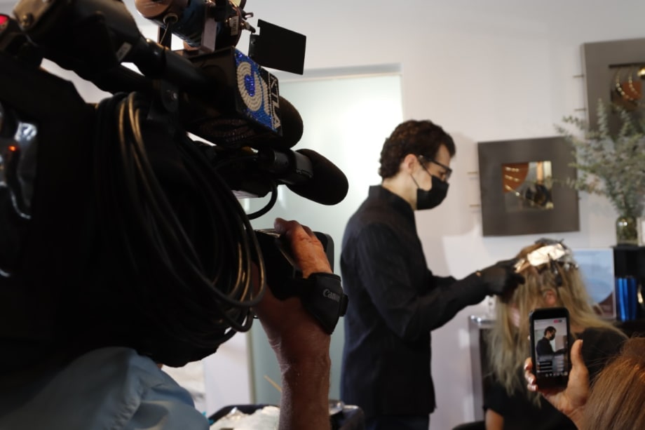 Celebrity Stylist Marco Pelusi Gifts COVID Nurses with Makeovers