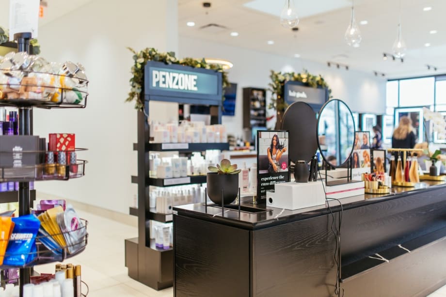 Smart Retail Merchandising Professionalizes the Floor, Drives Sales at Penzone Salon + Spa