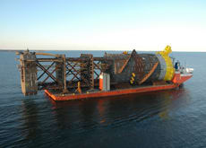 Shell Launches Perdido Spar Hull