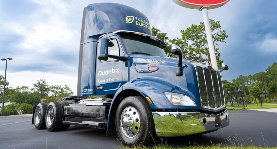 Quantix Accepts EV Delivery for Drayage Operation