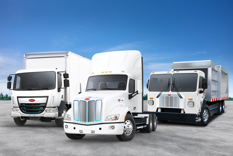 Peterbilt Reveals Lineup of EVs Eligible for 2022 HVIP