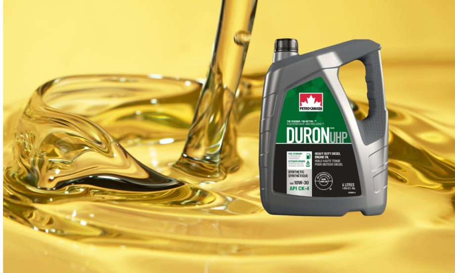 Petro Canada Duron UHP 10W-30 engine oil.