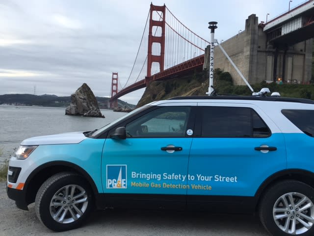 PG&E Fleet Detects Gas Leaks