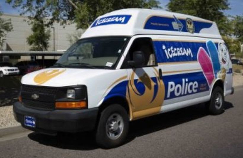 Phoenix Police Adds Ice Cream Truck