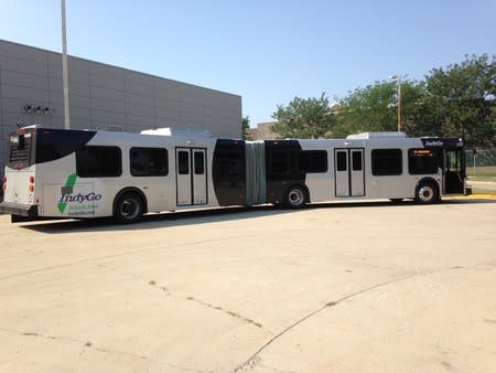 IndyGo to unveil refurbed articulated buses