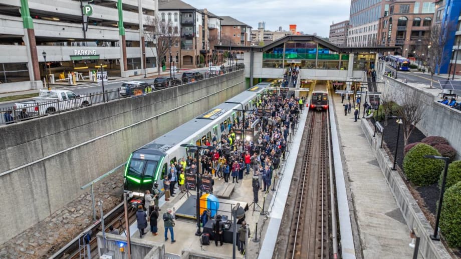 The unveiling of MARTA's CQ400 trains.