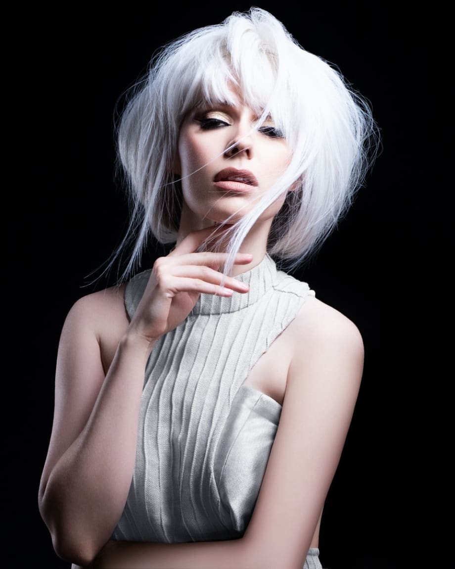 Black-and-White Photography Inspires Hair Artist
