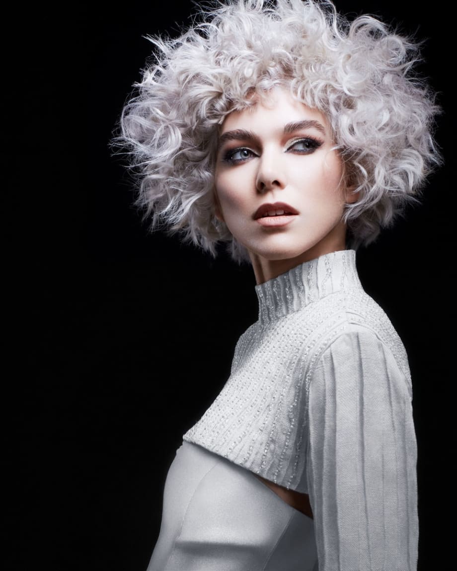 Black-and-White Photography Inspires Hair Artist