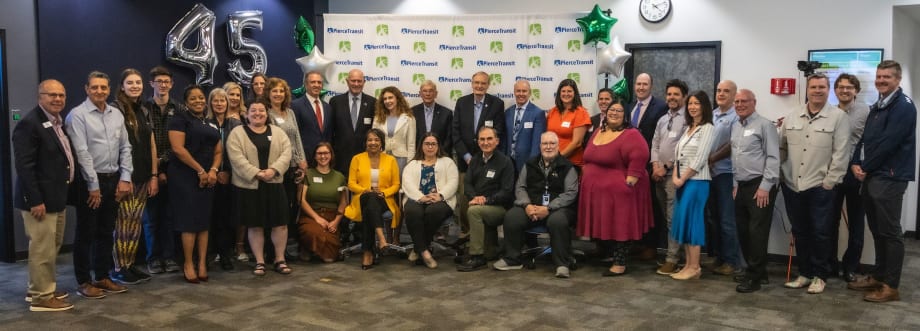 Washington's Pierce Transit Marks 45 Year Anniversary
